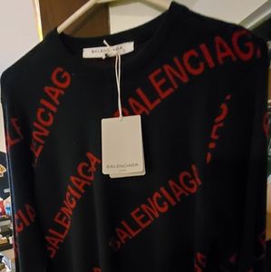 BALENCIAGA LOGO SWEATER